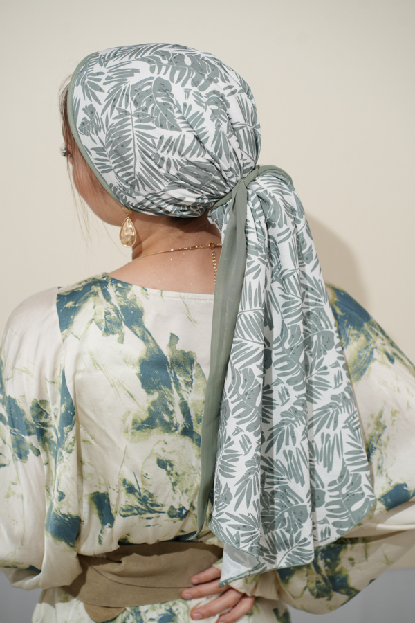 Koukou Headscarf “Jaspe Kiwi”