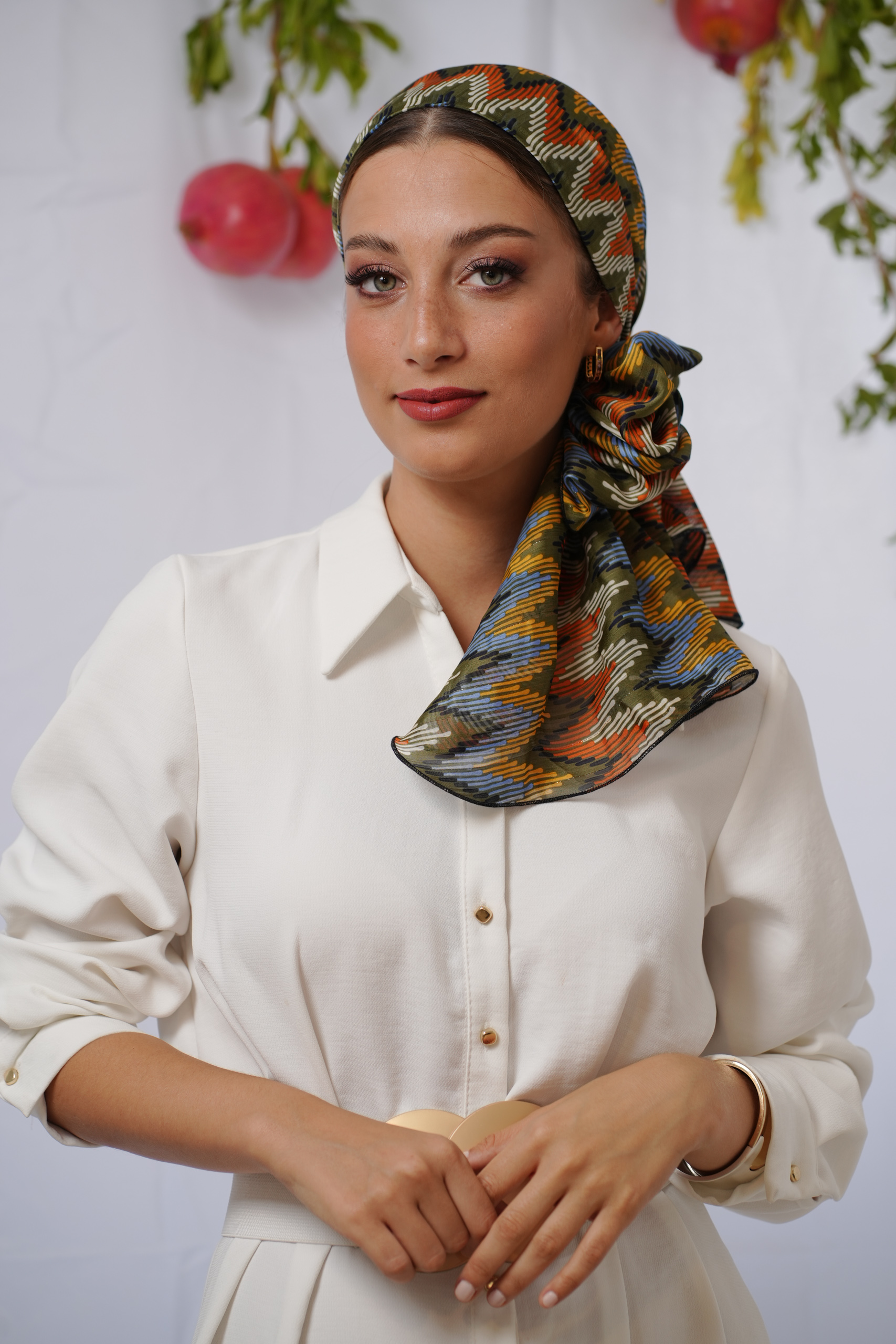 Colorful Printed Headscarf