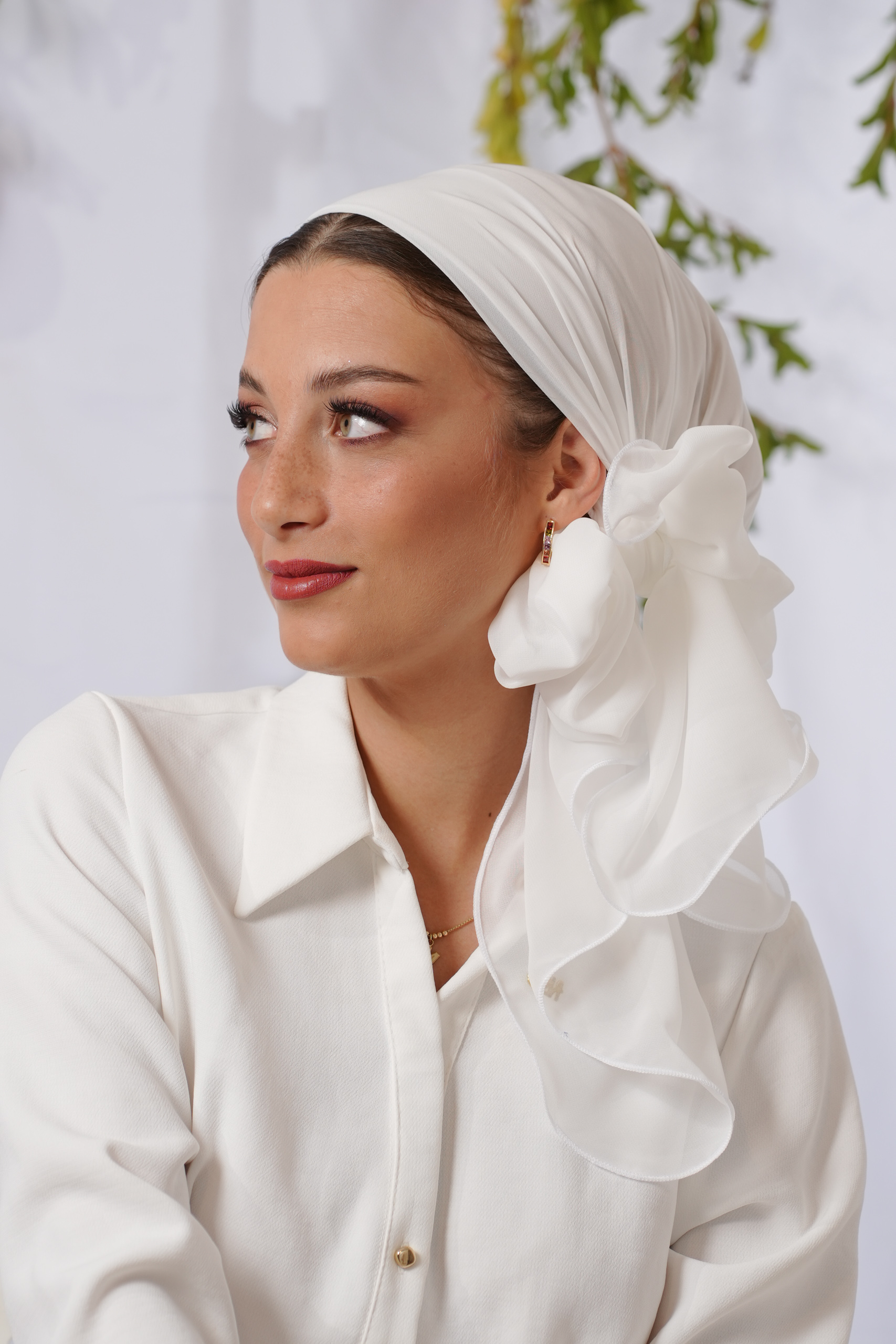 Muslin Headscarf White