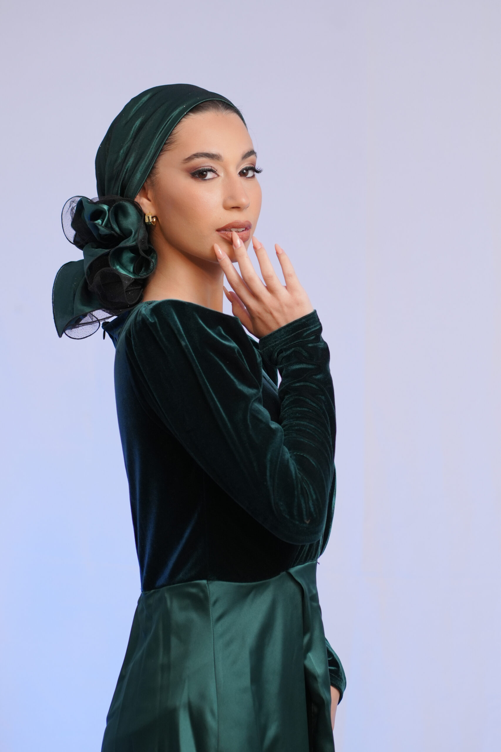Headscarf Yomi Prescious Dark Green