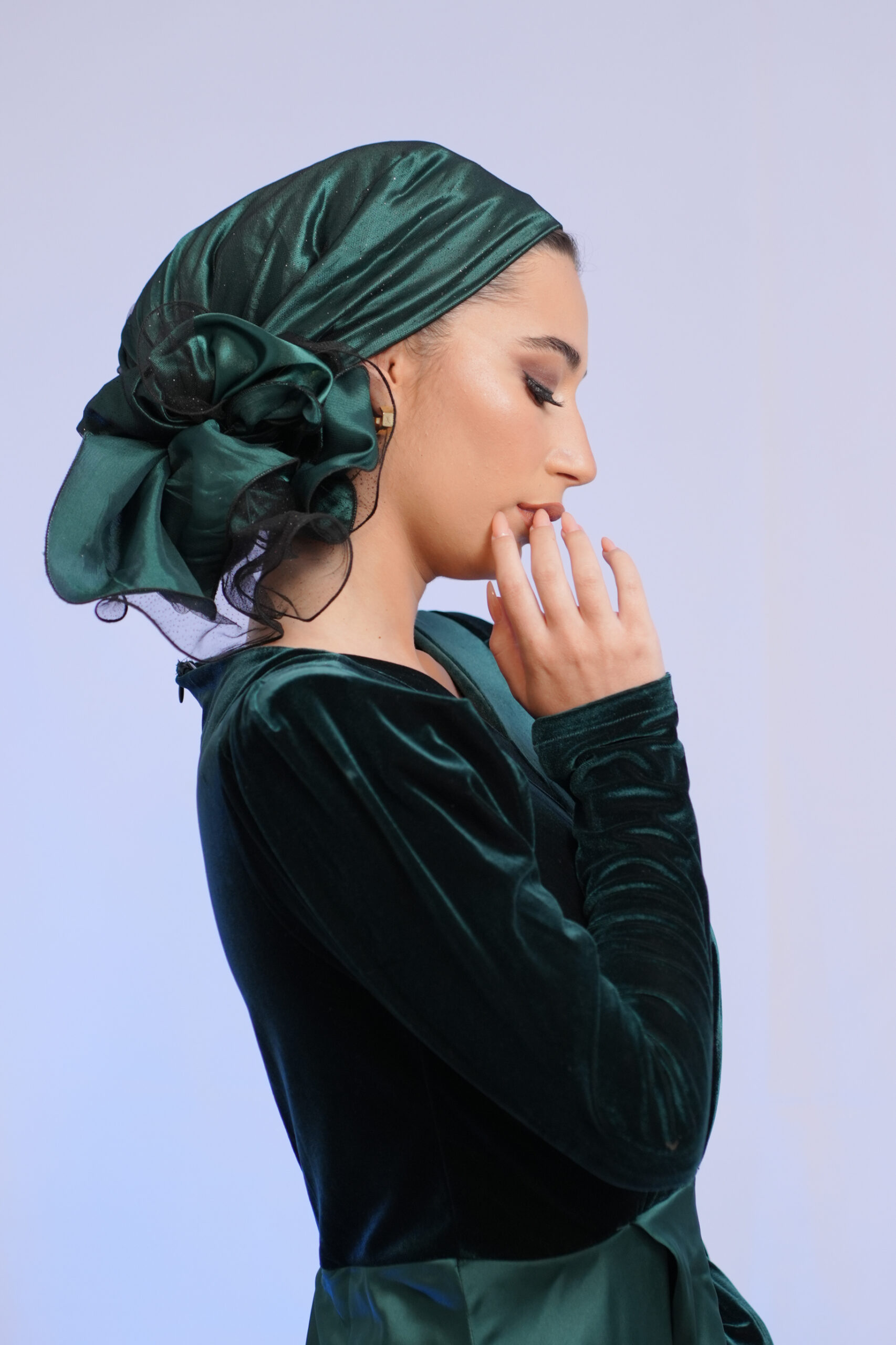 Headscarf Yomi Prescious Dark Green