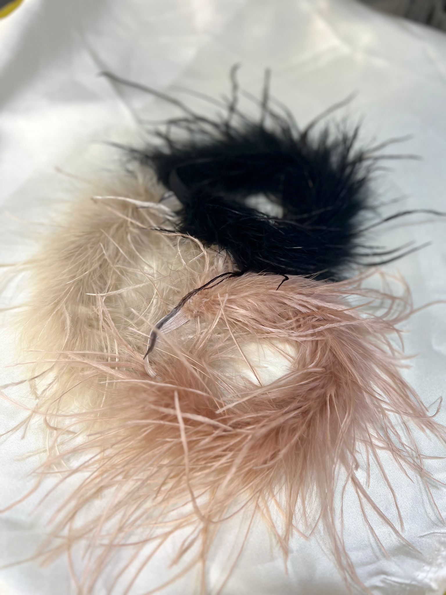 Feathered Srunchie (headscarf not included)