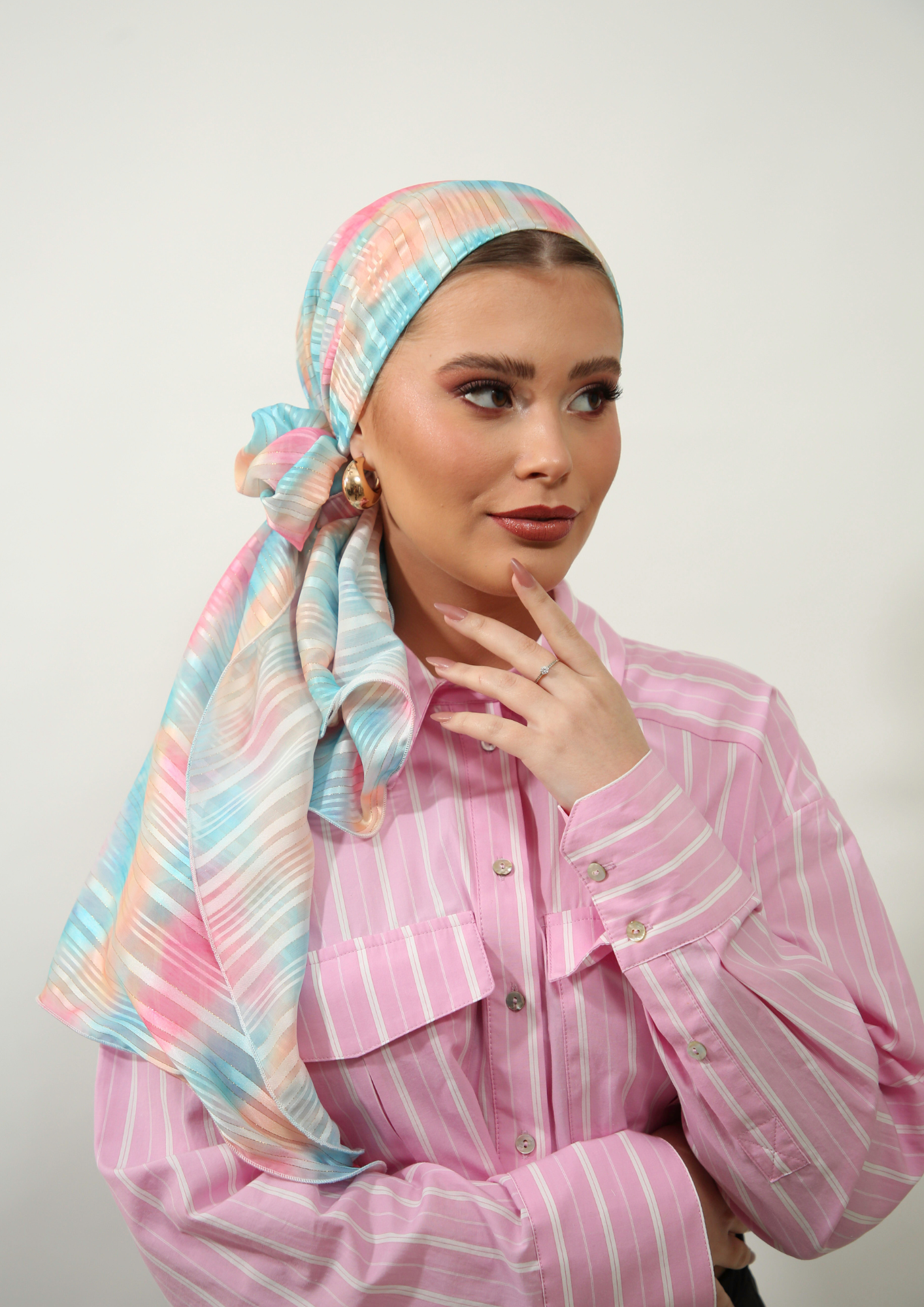 Printed colorfull Headscarf