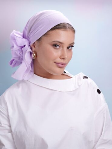 Muslin Headscarf Light Purple