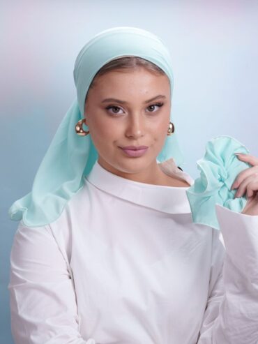 Muslin Headscarf Mint Green