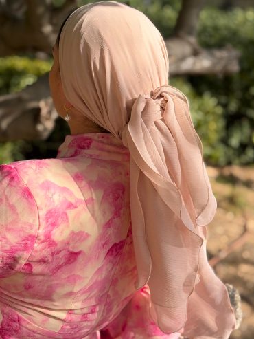 Dusty Pink Cinderella Headscarf