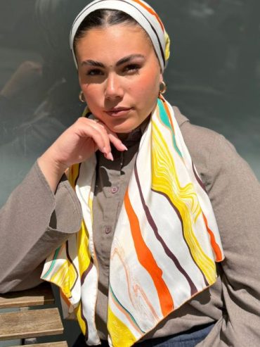 B-click Ready to wear headscarf Printed Colorful