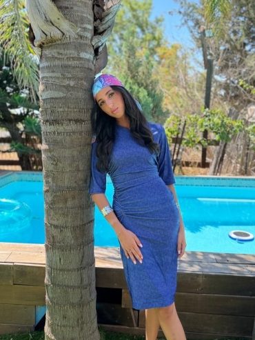 Dark Blue Jean Swimsuit
